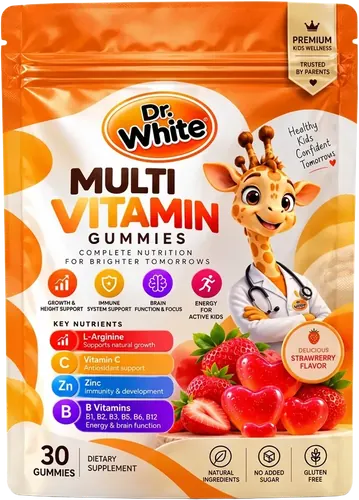 عبوة Dr. White Multi Vitamin Gummies البرتقالية